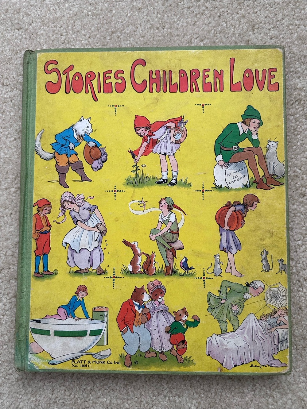 Stories Children Love - 1933 Vintage Book